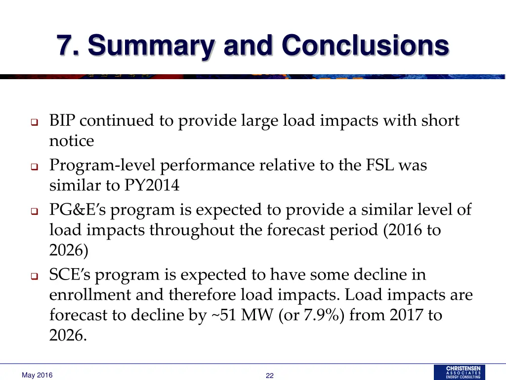 7 summary and conclusions