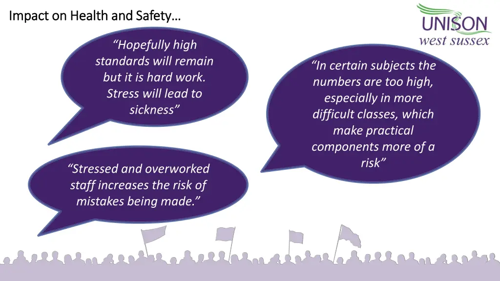 impact on health and safety impact on health