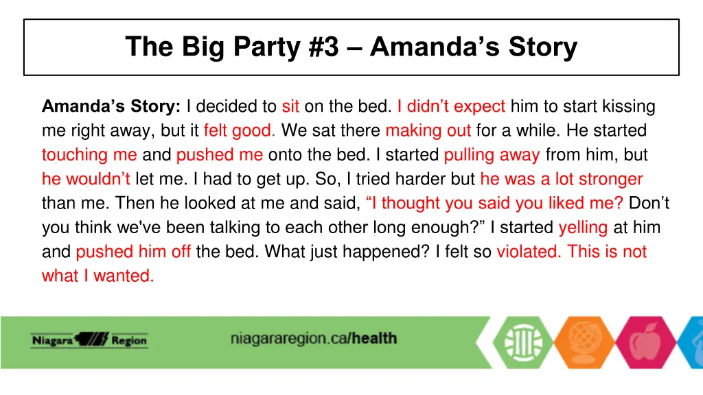 the big party 3 amanda s story