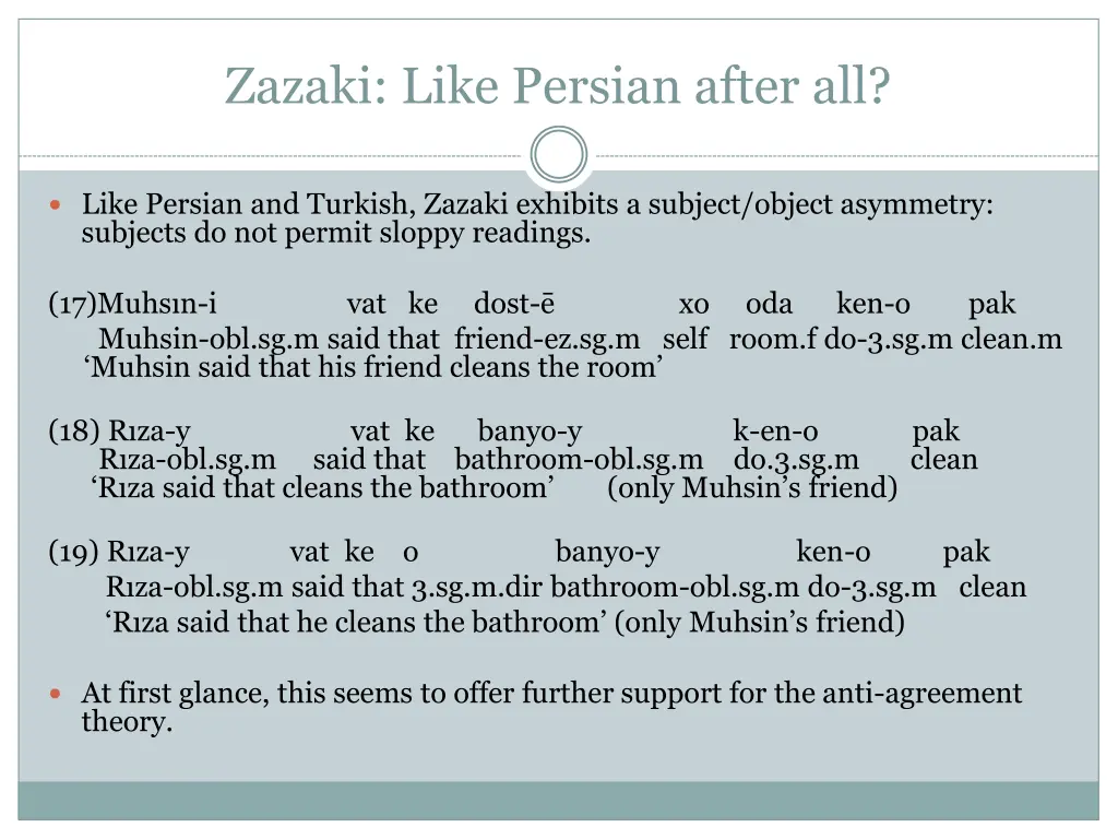 zazaki like persian after all