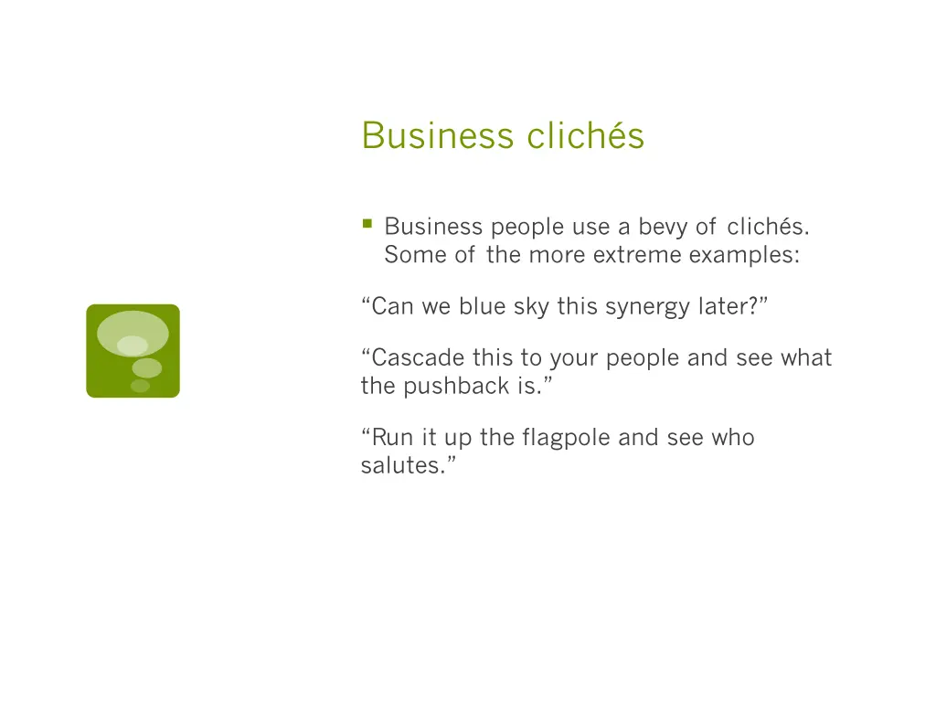 business clich s