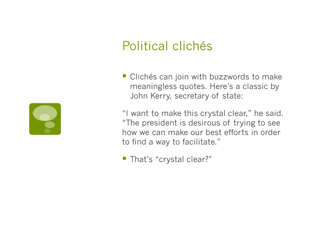 political clich s