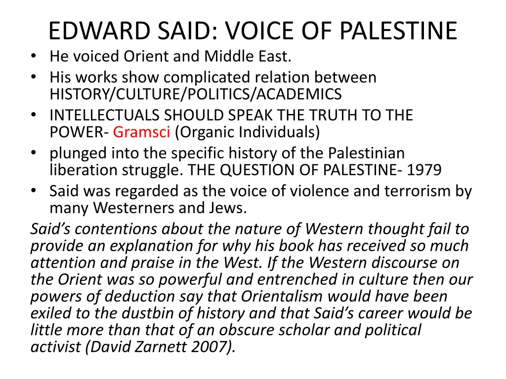 edward said voice of palestine he voiced orient