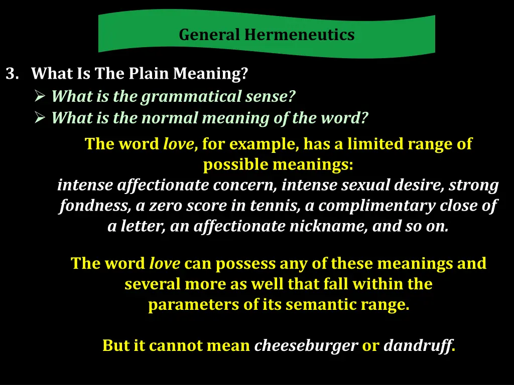 general hermeneutics 2