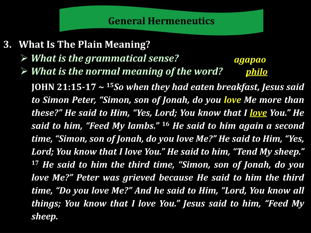 general hermeneutics 5