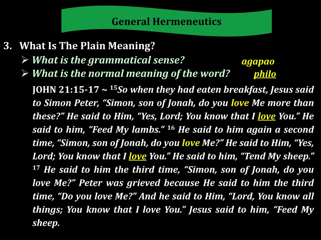 general hermeneutics 7