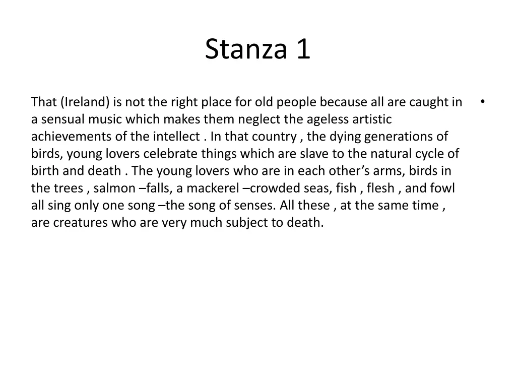 stanza 1