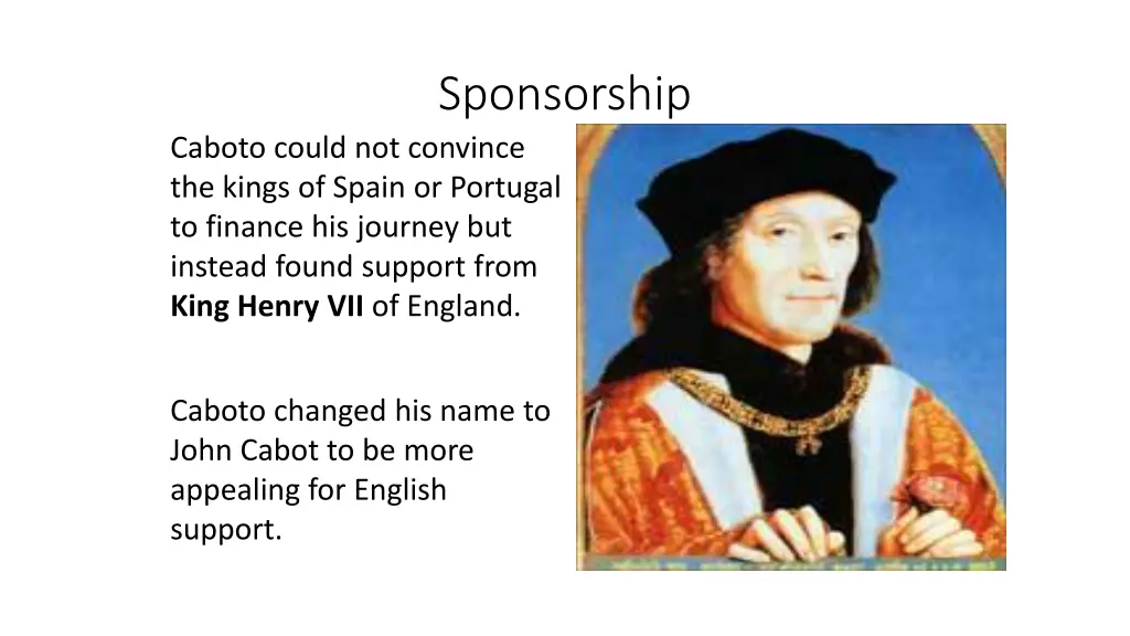 sponsorship