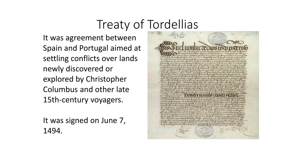 treaty of tordellias