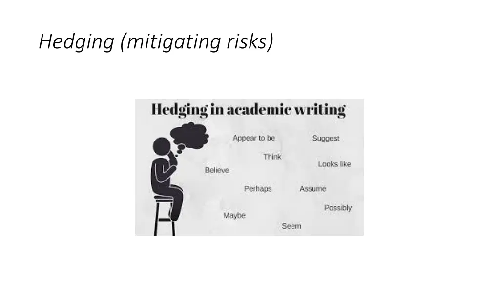 hedging mitigating risks