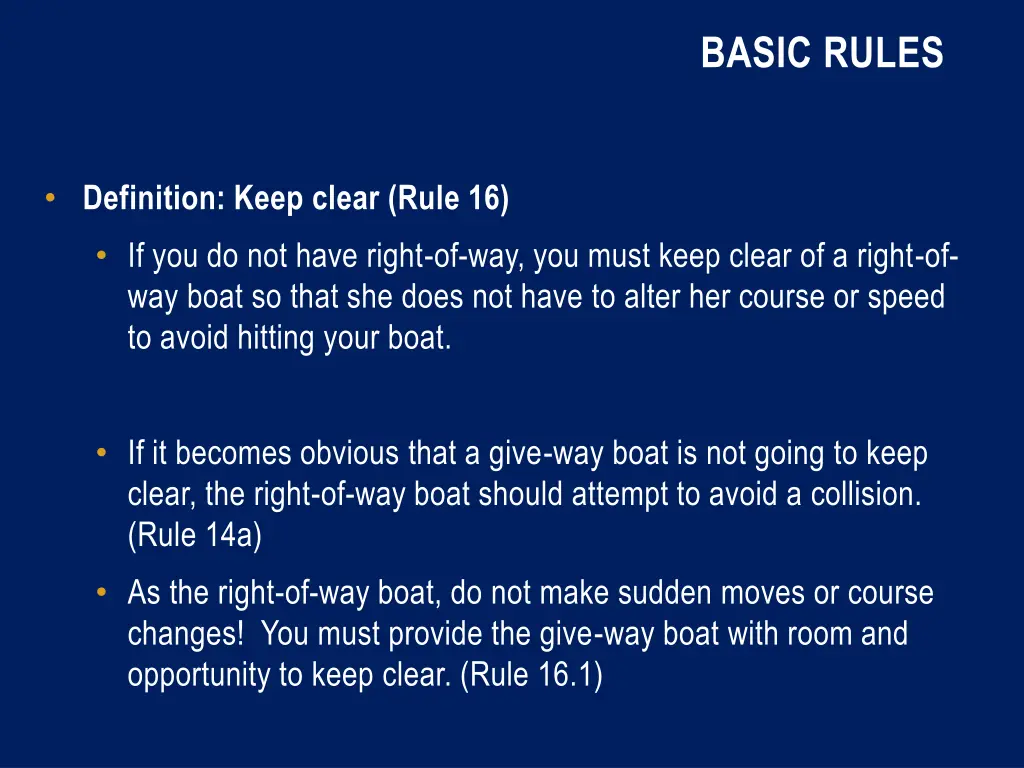 basic rules 1