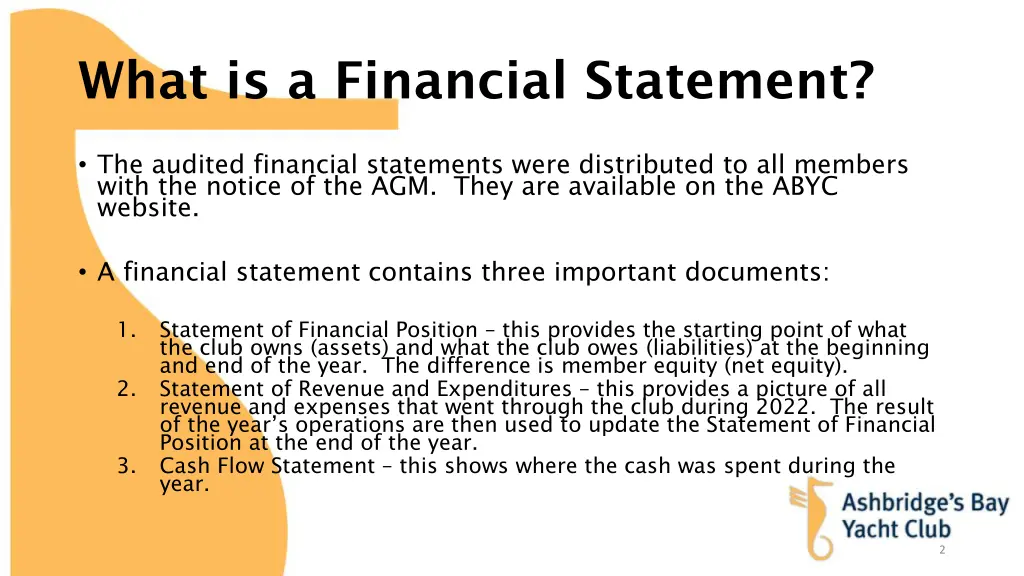 what is a financial statement