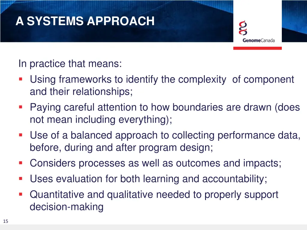 a systems approach