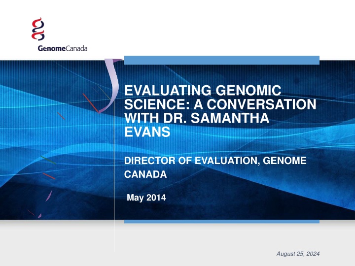 evaluating genomic science a conversation with