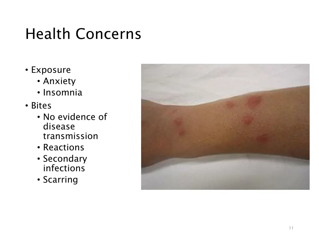 health concerns