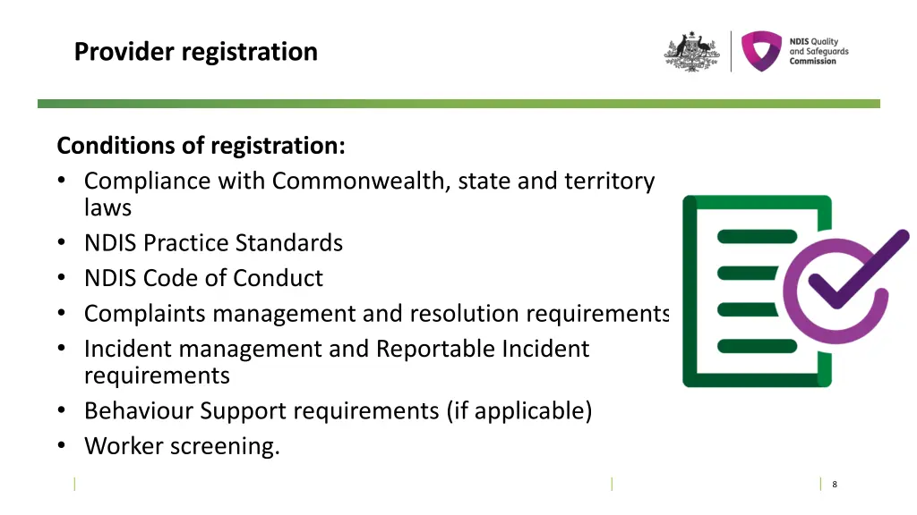 provider registration