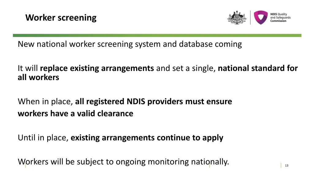 worker screening