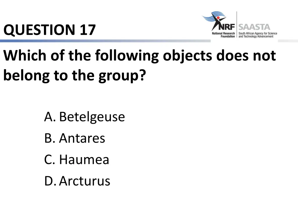 question 17