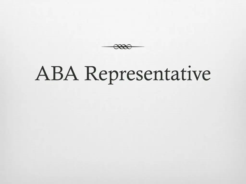 aba representative