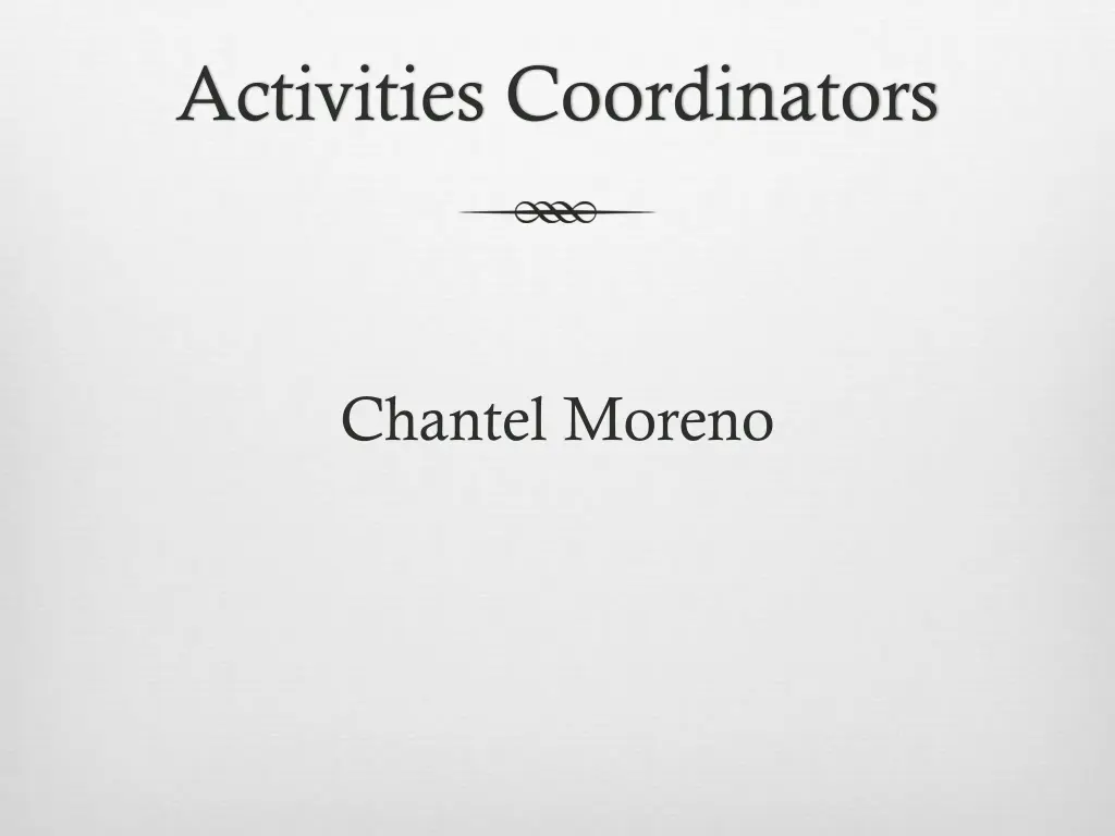 activities coordinators 2