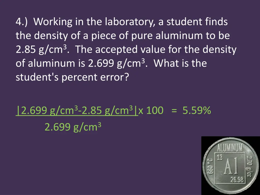 4 working in the laboratory a student finds