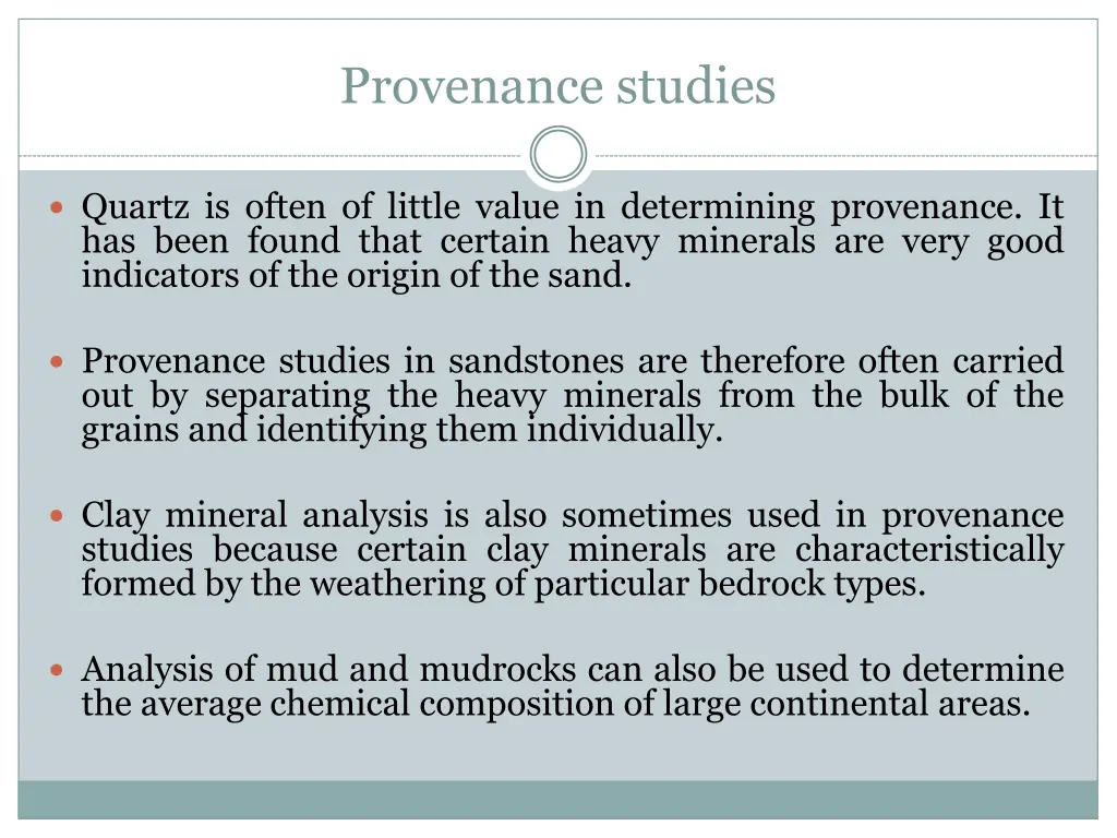 provenance studies 1