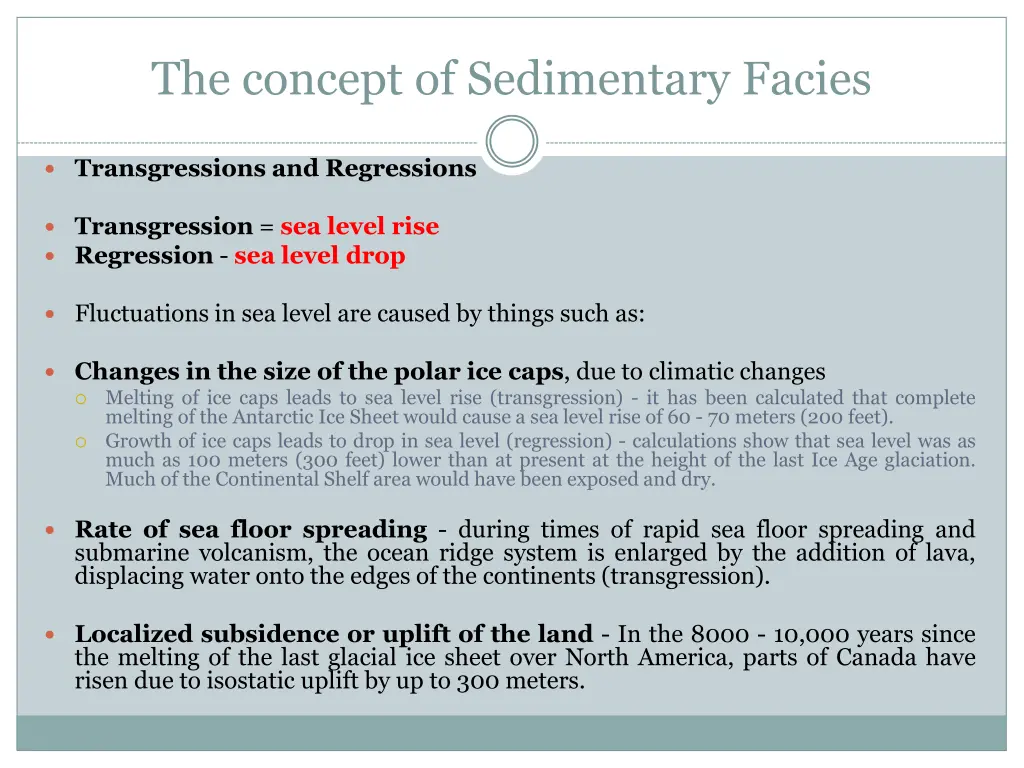 the concept of sedimentary facies 2