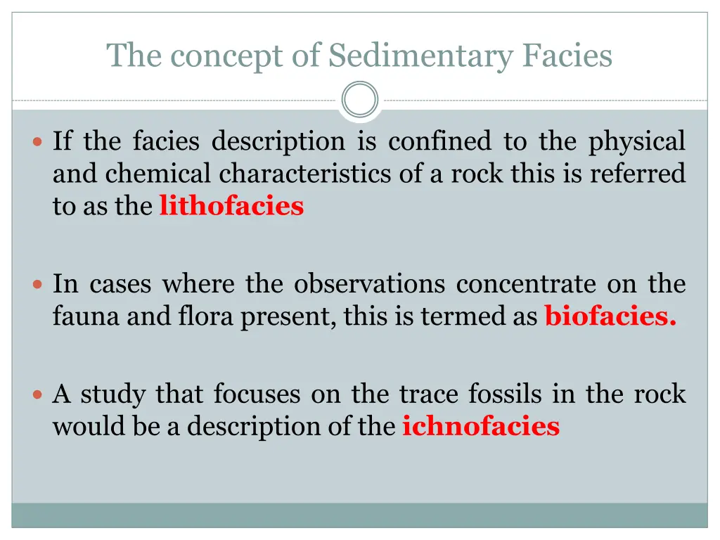 the concept of sedimentary facies 5