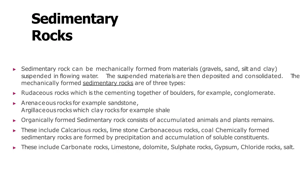 sedimentary rocks 1