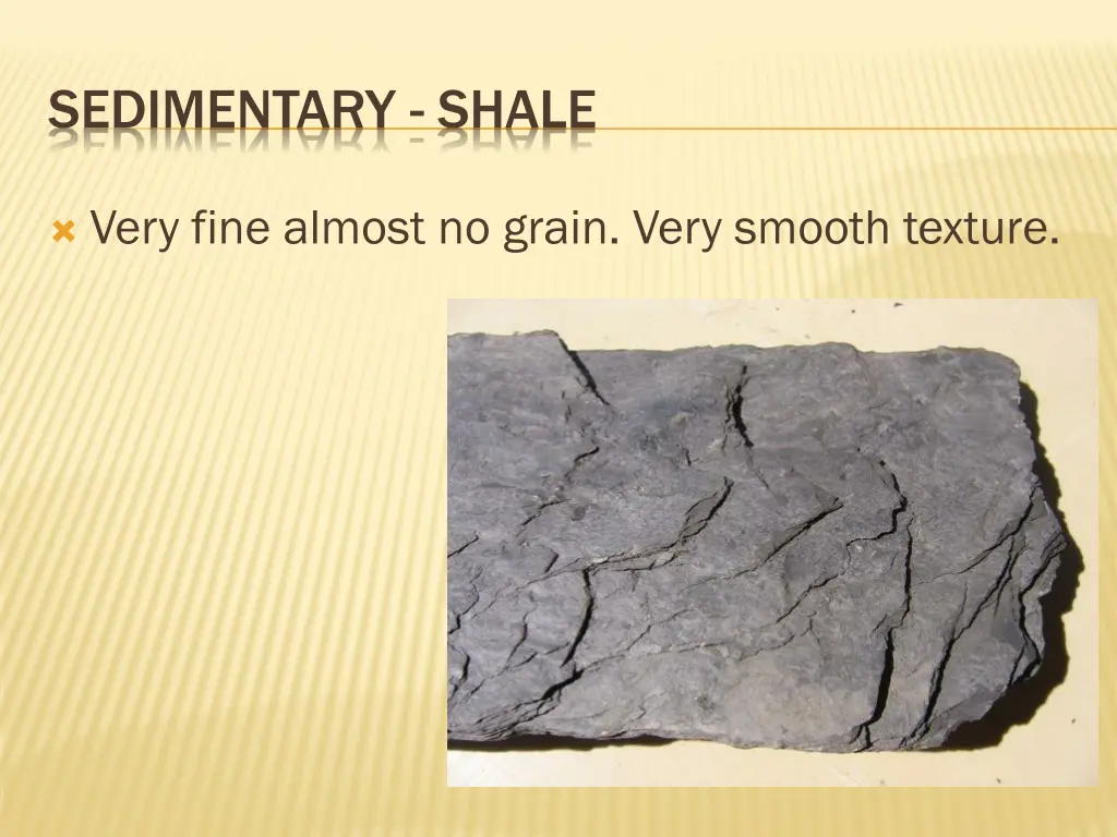 sedimentary shale