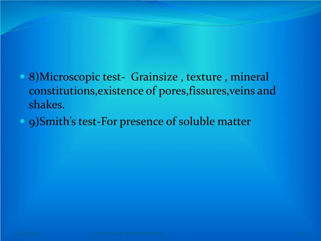 8 microscopic test grainsize texture mineral