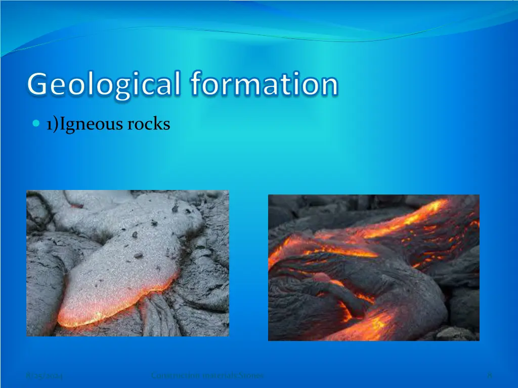 geological formation