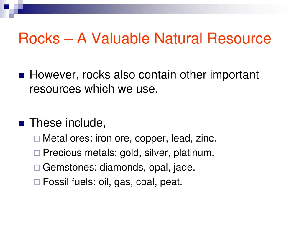 rocks a valuable natural resource 1