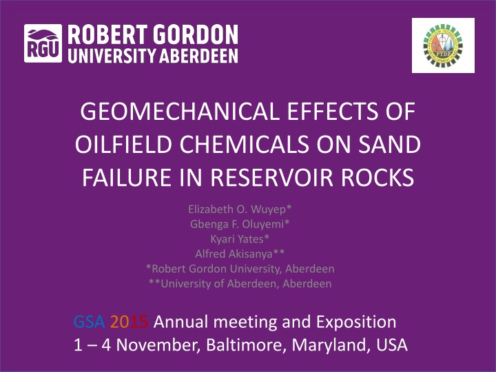 geomechanical effects of oilfield chemicals