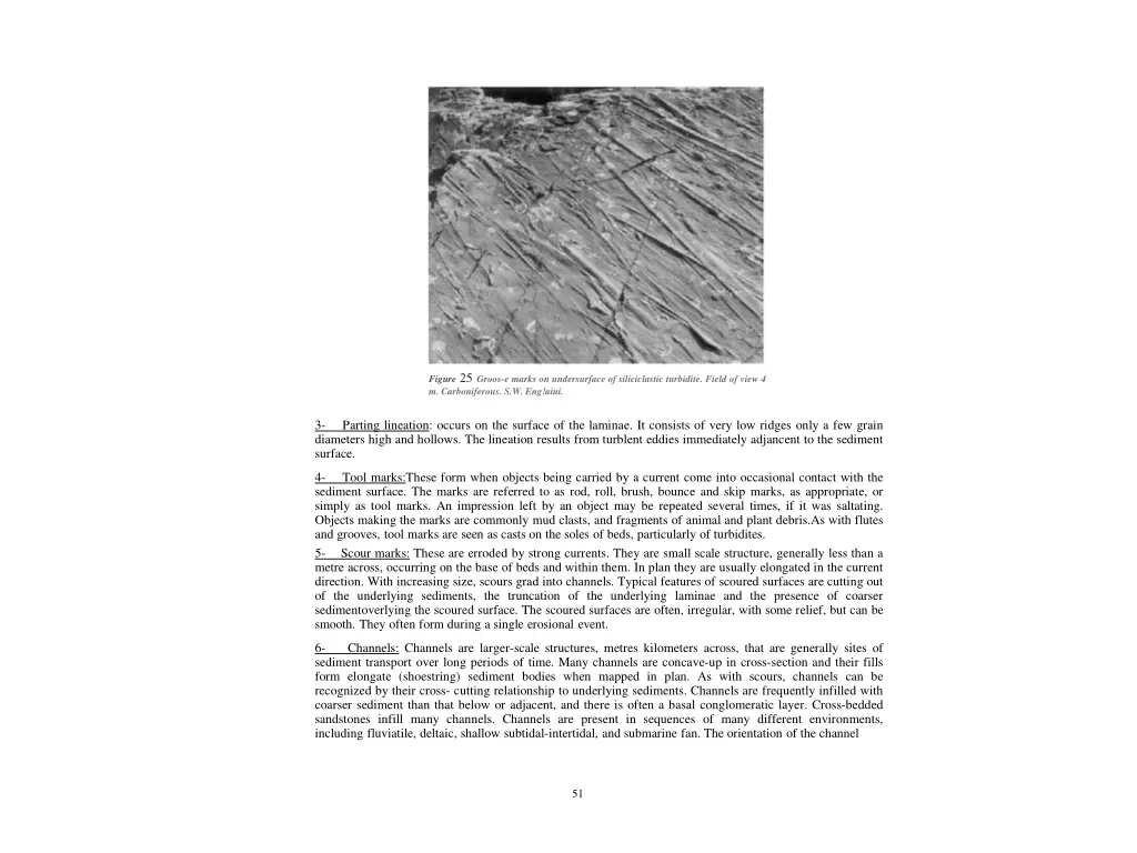 figure 25 groos e marks on undersurface