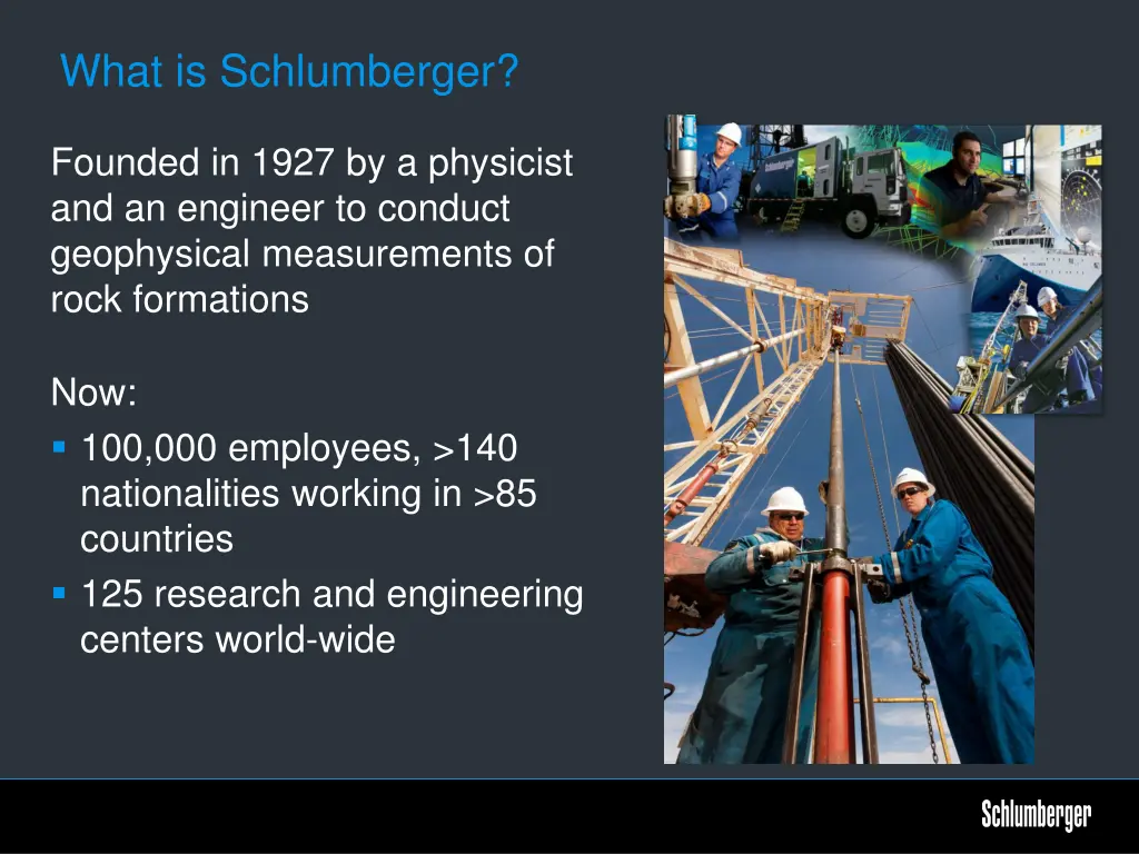 what is schlumberger