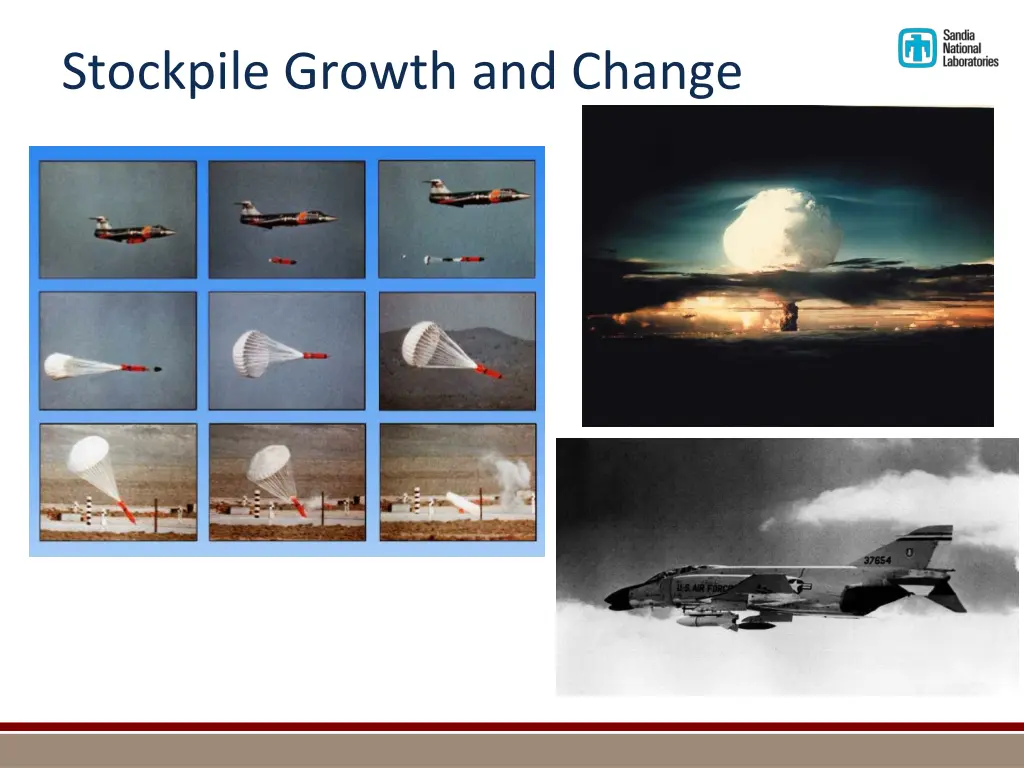 stockpile growth and change