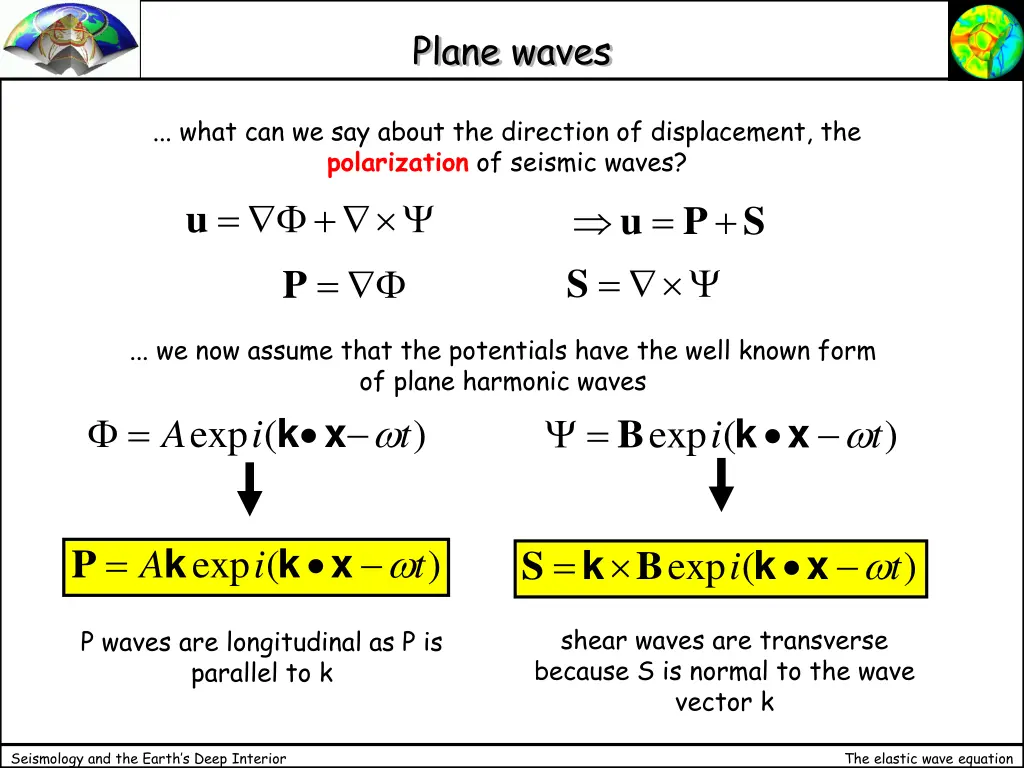 plane waves