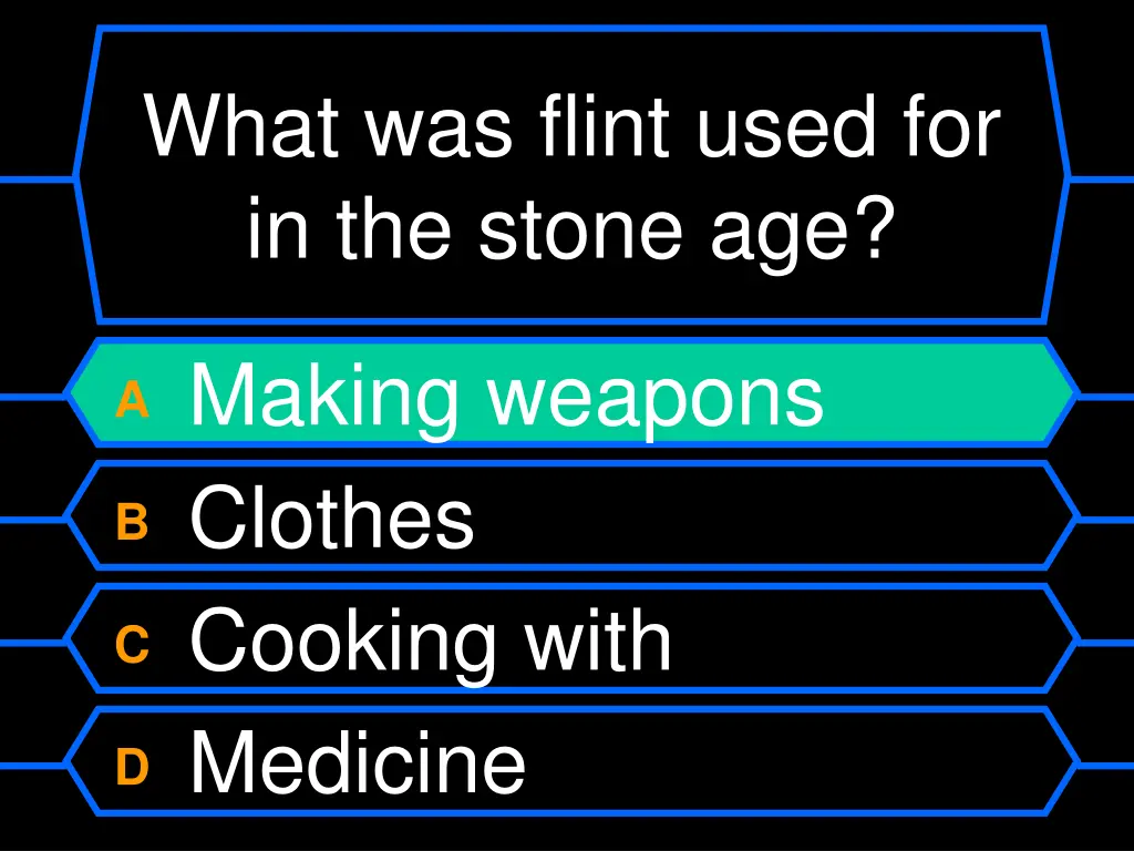 what was flint used for in the stone age 1