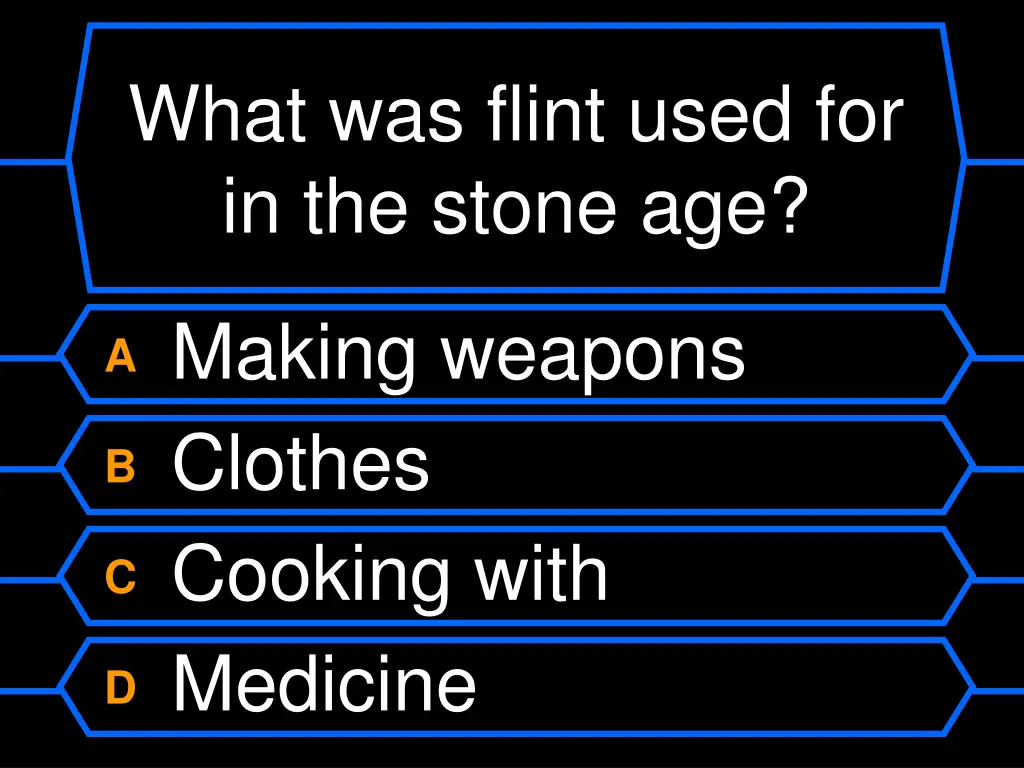 what was flint used for in the stone age