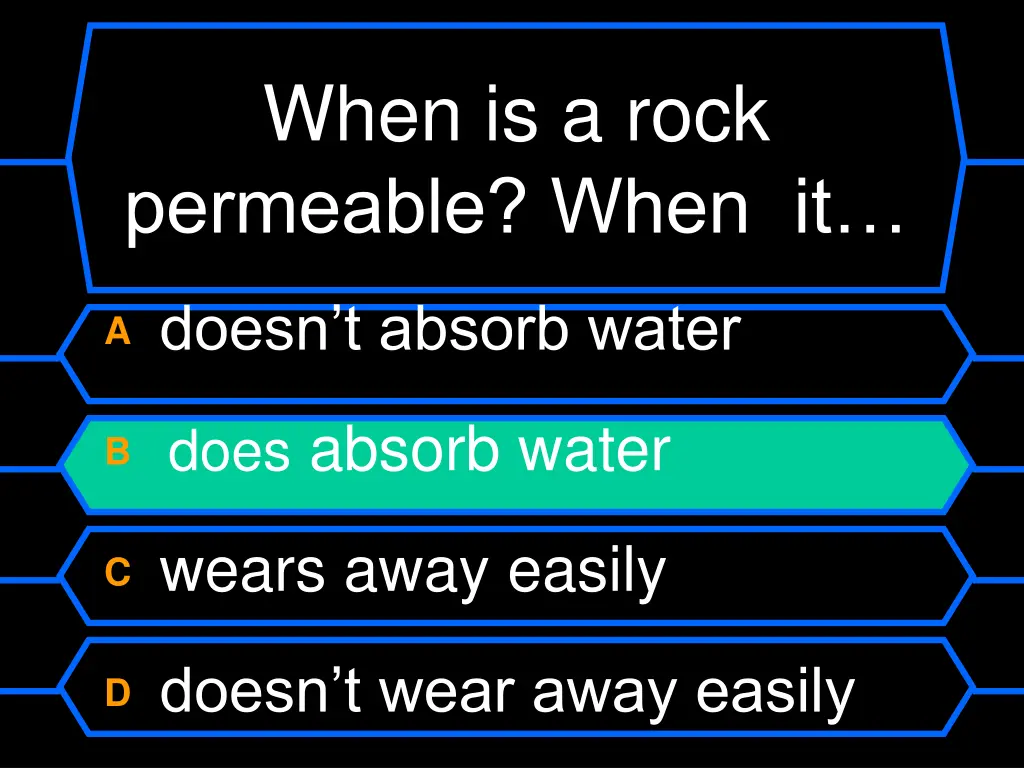 when is a rock permeable when it 1