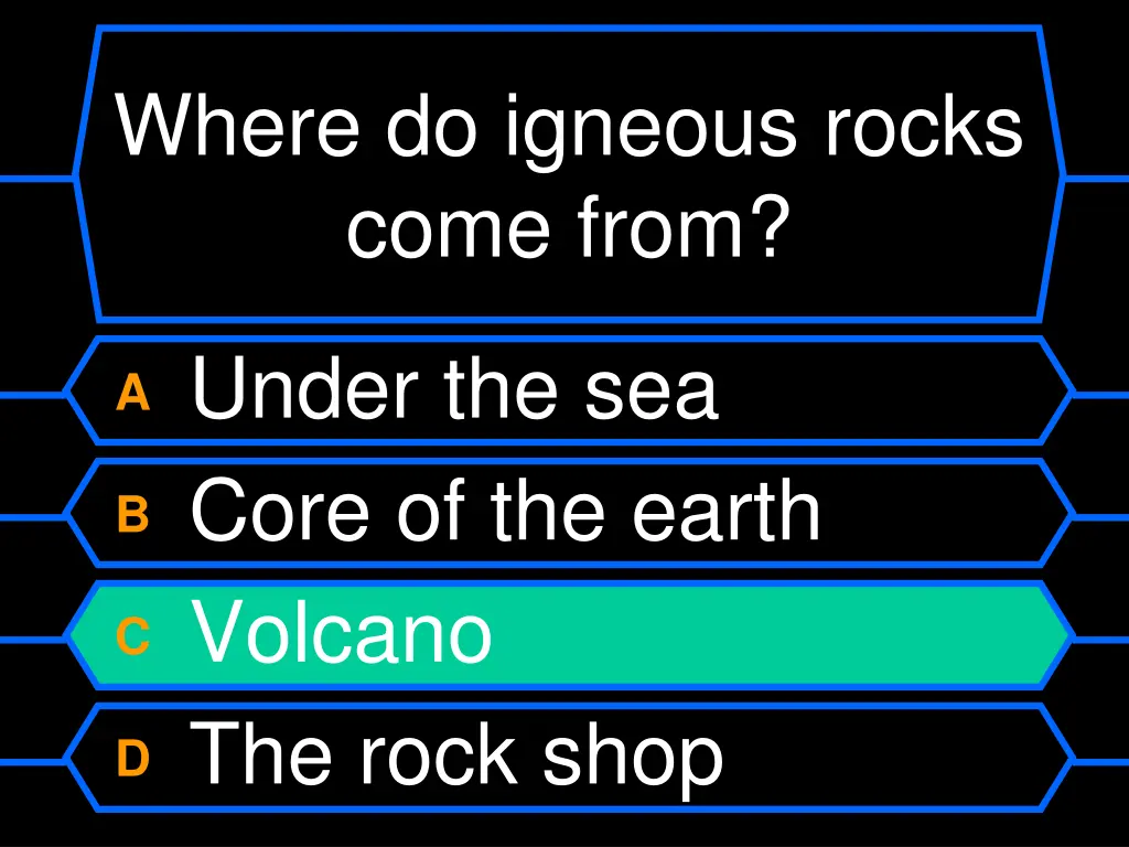 where do igneous rocks come from 1