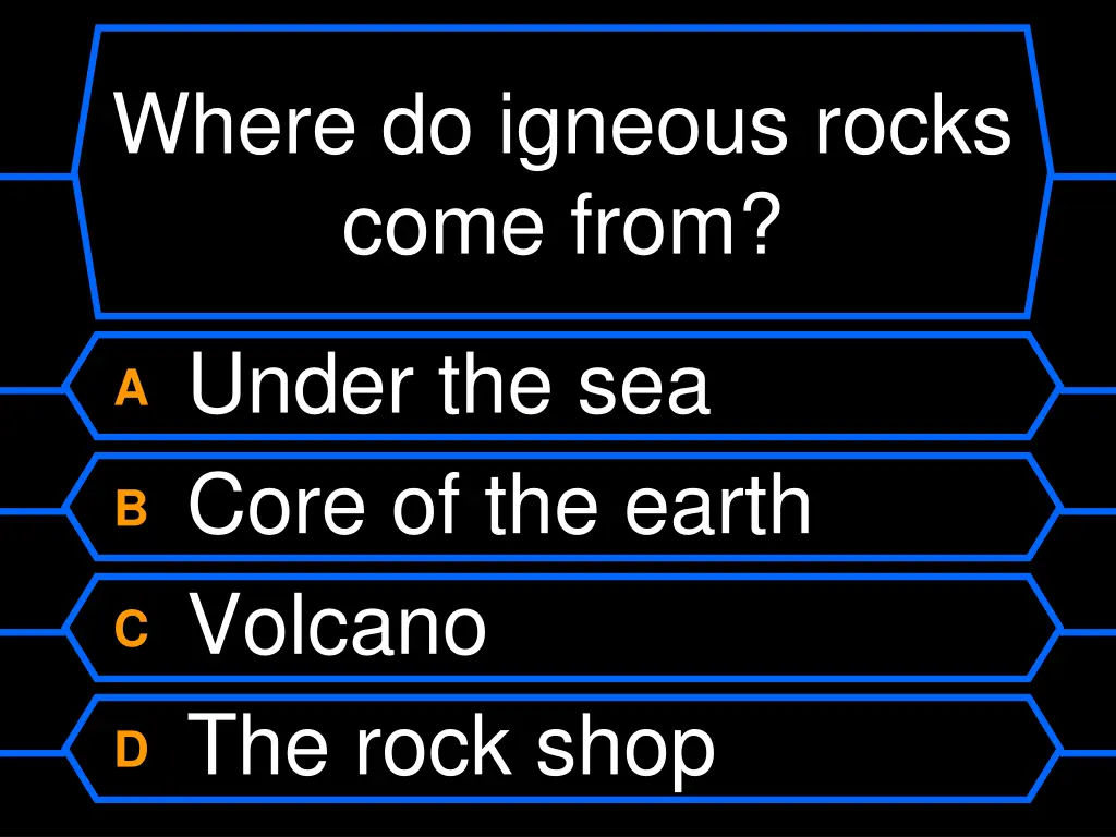 where do igneous rocks come from