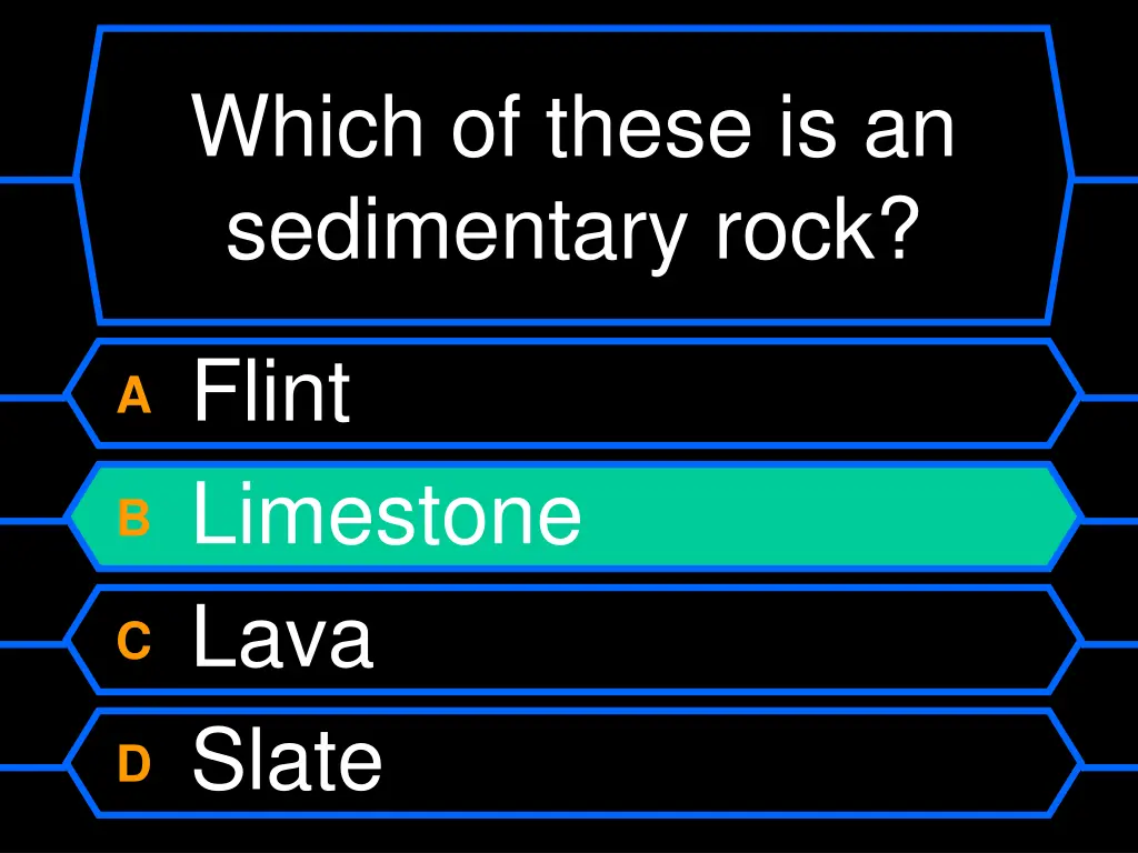 which of these is an sedimentary rock 1