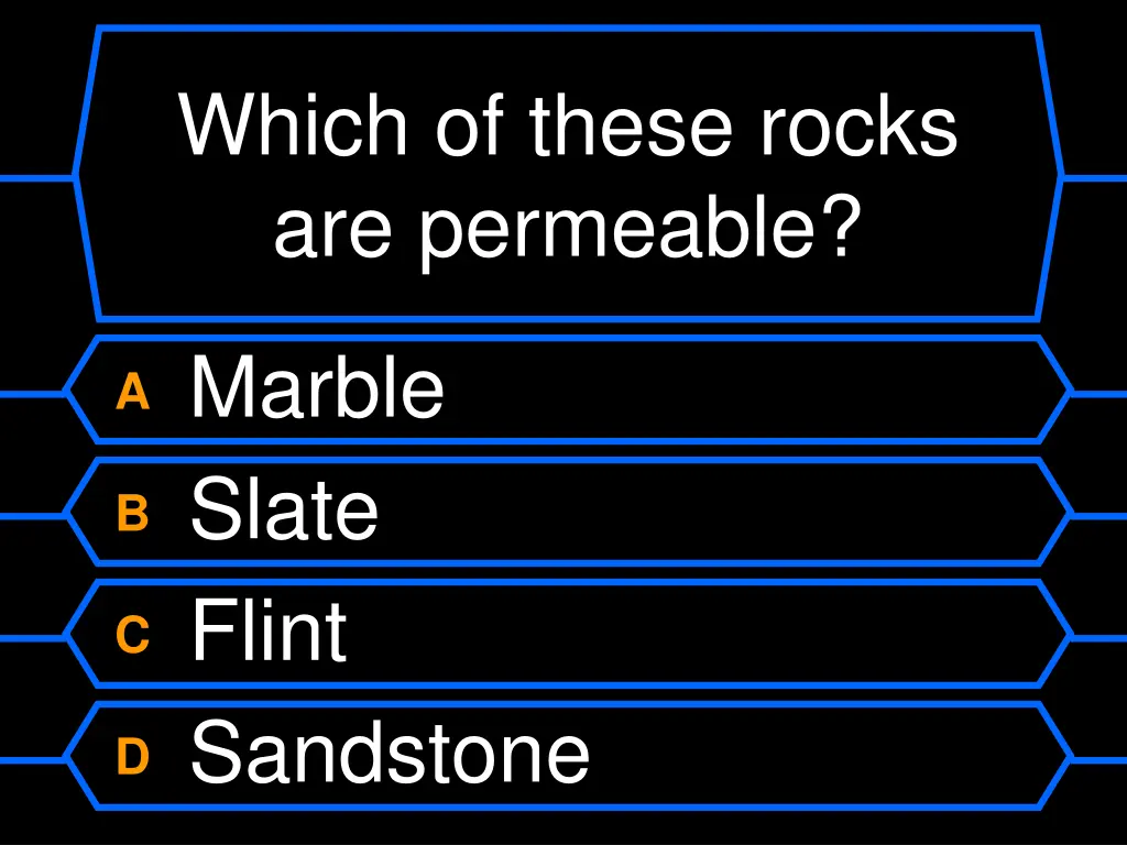 which of these rocks are permeable