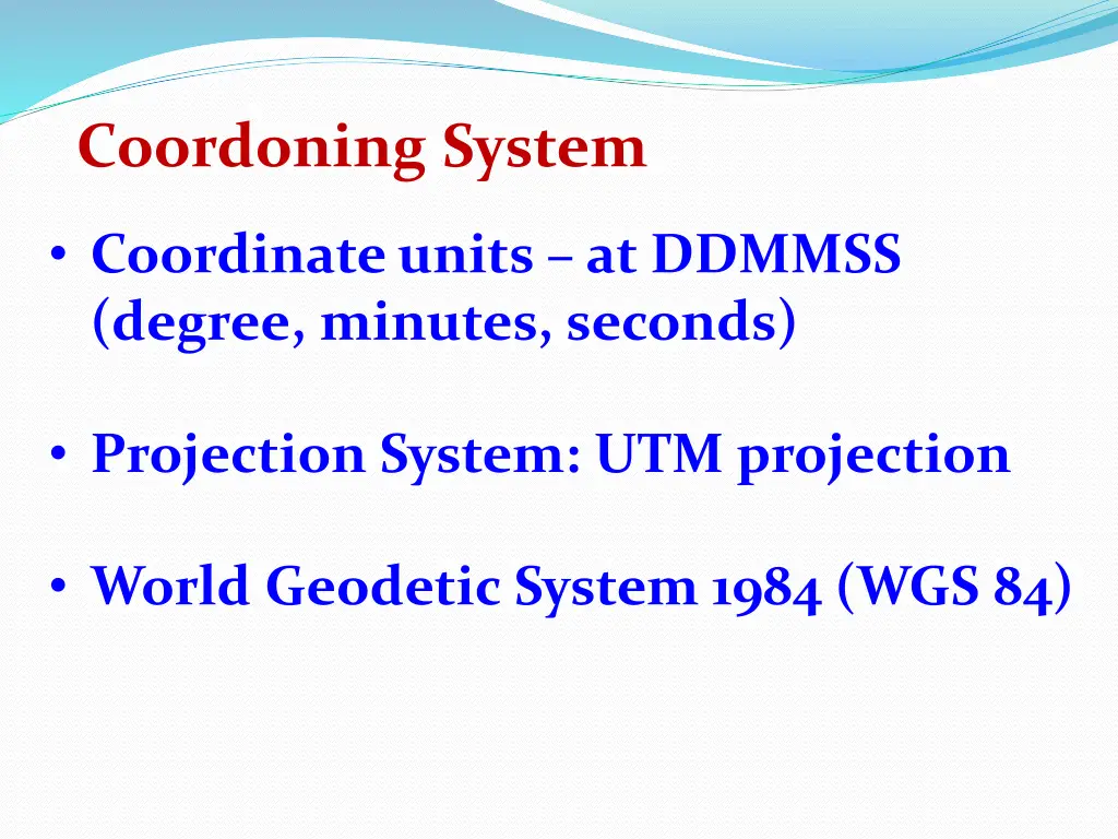 coordoning system