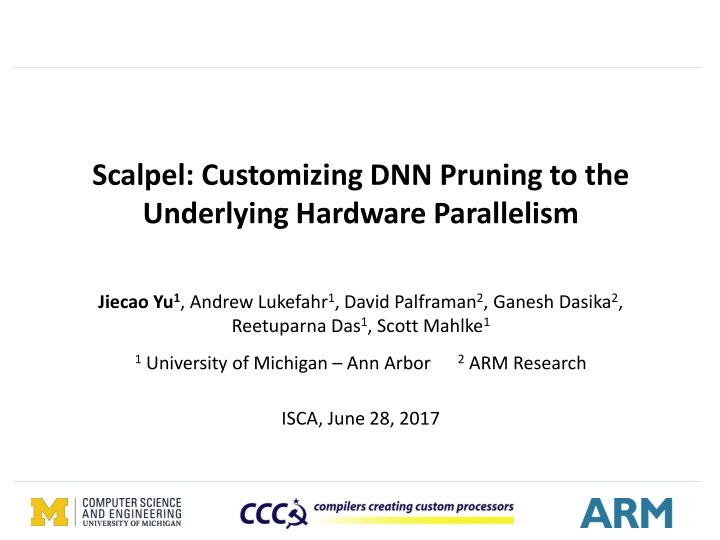 scalpel customizing dnn pruning to the underlying