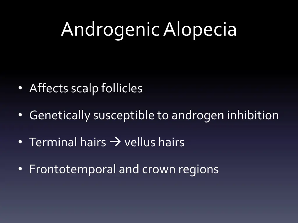 androgenic alopecia