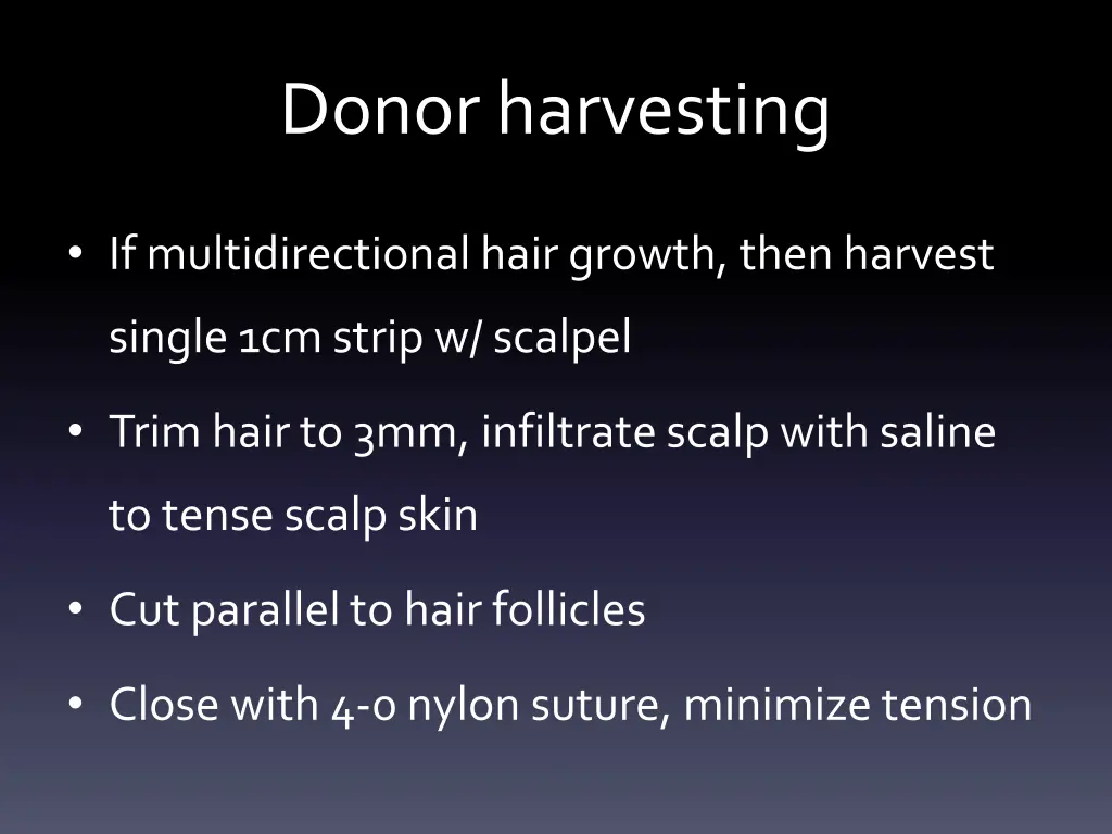 donor harvesting 1