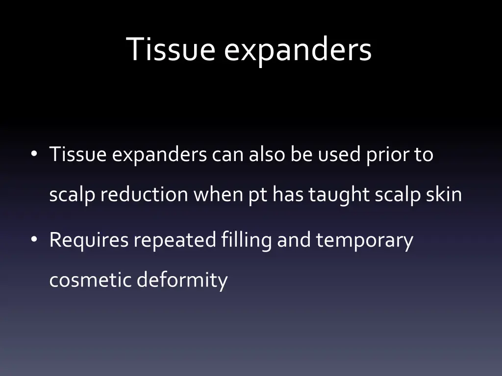 tissue expanders